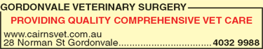 Gordonvale Veterinary Surgery - Gold Coast Vets 1