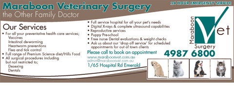 Maraboon Veterinary Surgery - Gold Coast Vets 3