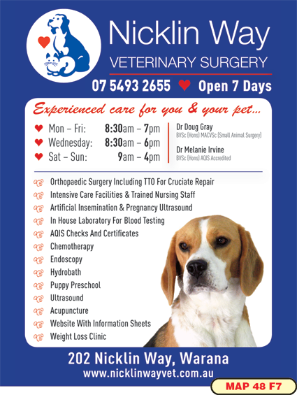 Nicklin Way Veterinary Surgery - Gold Coast Vets 2